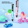 3D Printing Pen Upgraded Children DIY Painting Toys LCD Screen Creative Handmade Toys Niche Holiday Gift 9M PLA