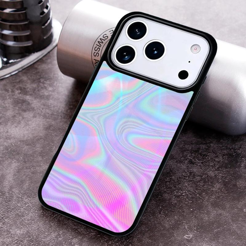 

Holographic Trippy Rainbow Phone Case for iPhone 17 16 15 Pro Max Air 14 13 12 11 Plus Shockproof Cover iPhone 14 Pro