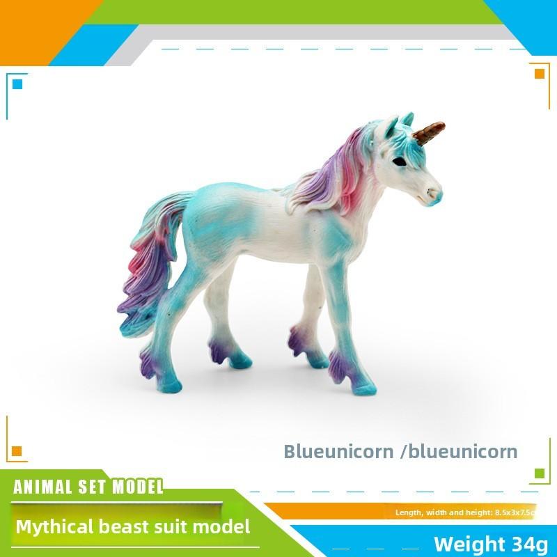 Unicorn Figurine Collectible Pvc Model For Kids Fantasy Animal Decor Play Toy