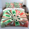 Geometric Pattern Home Decor Set Soft Comfortable Duvet Cover Bedding Set Included 1*Duvet Cover & 2*Pillowcases, Gift