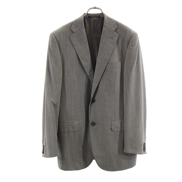 Corneliani Made In Italy Wool Tailored Jacket Brown Men's Used