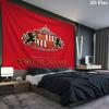 Sunderland A.F Custom Name Wall Tapestry Aesthetic Wall Hanging Printed Fabric Blanket Decorative Tapestries for Bedroom Living Room Home Decor