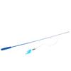 Juguete interactivo de plumas para gatos, varita teaser de plumas, mascota, pluma retráctil, campana, repuesto, producto catcher para gatito