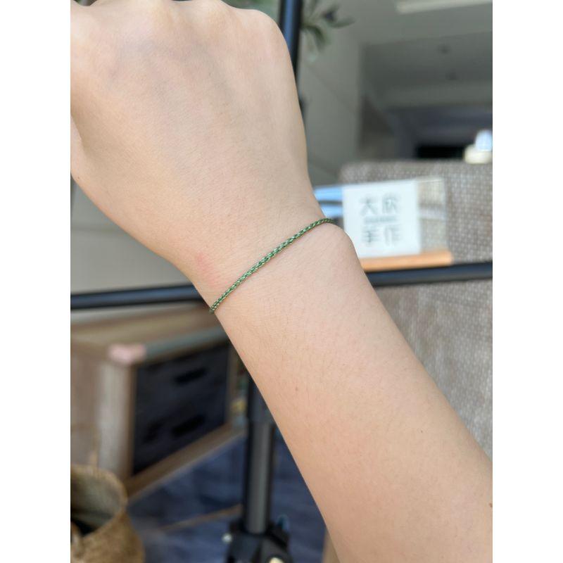 

Позолоченный 14К ремешок для переноски Изысканный браслет дружбы Цепочка на ногу Ремешок для переноски Плетеный вручную Красная веревка Черный Для девочек и мальчиков Парный с бусинами Fruit Green