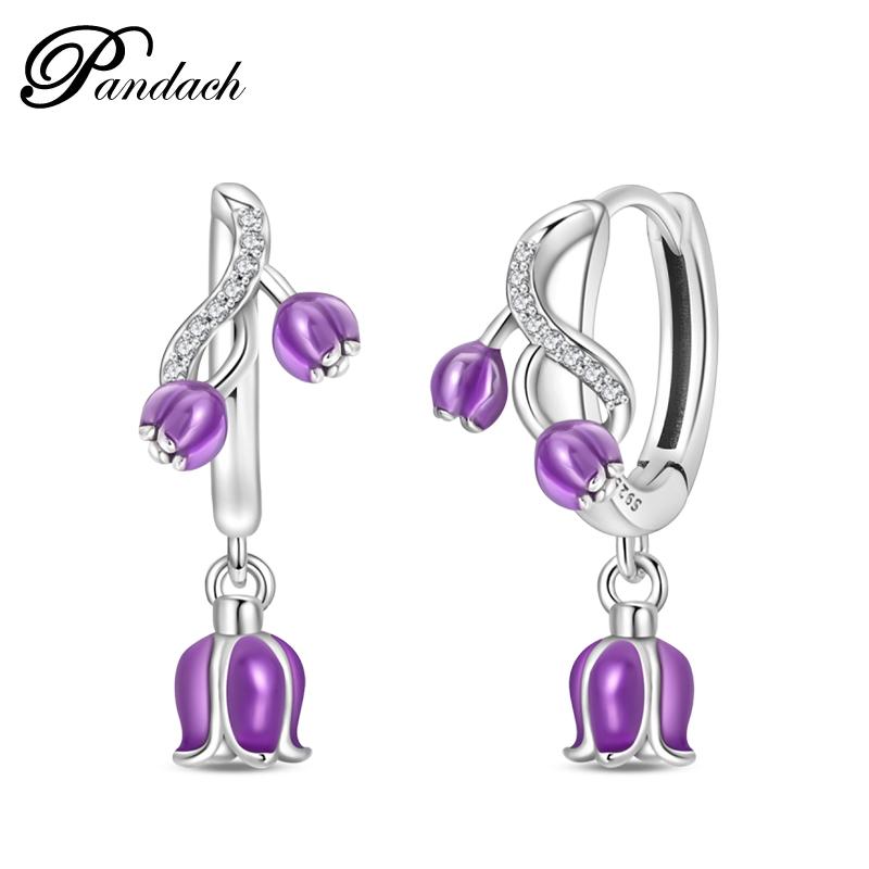 Brincos Exquisitos de Abelha, Borboleta e Joaninha em Prata de Lei 925 Para Mulheres Românticos Brincos em Forma de Coração Rosa Joias para Festa de Casamento