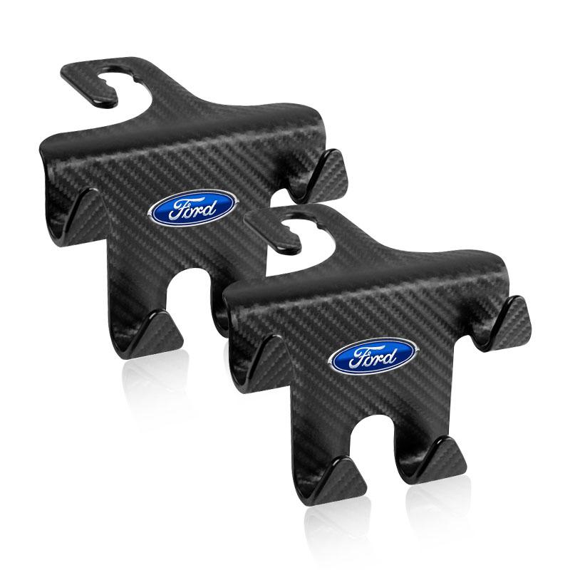Car Seat Headrest Hook Auto Back Seat Organizer Accessories For Ford Focus Mk2 Mk3 Fiesta Ranger Mondeo S-MAX Kuga Mustang Auto Goods