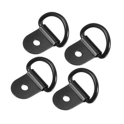 ACROPIX 4 Stück 3 mm Durchmesser Zurranker D-Ring Anker Zurrringe