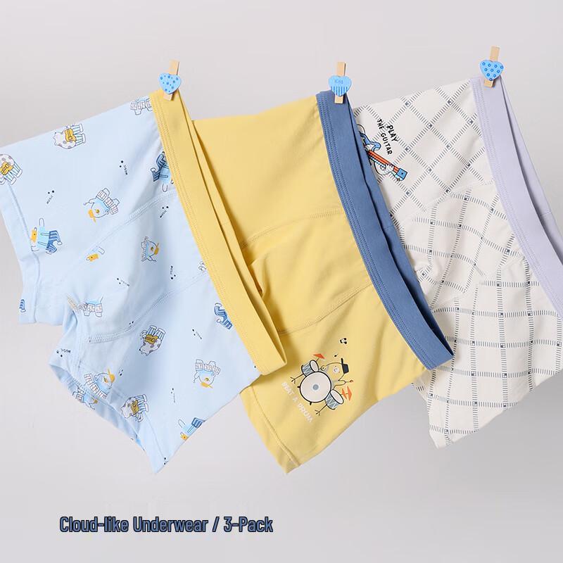LANGSHA Boxers en Coton Imprimé Dessin Animé pour Garçons