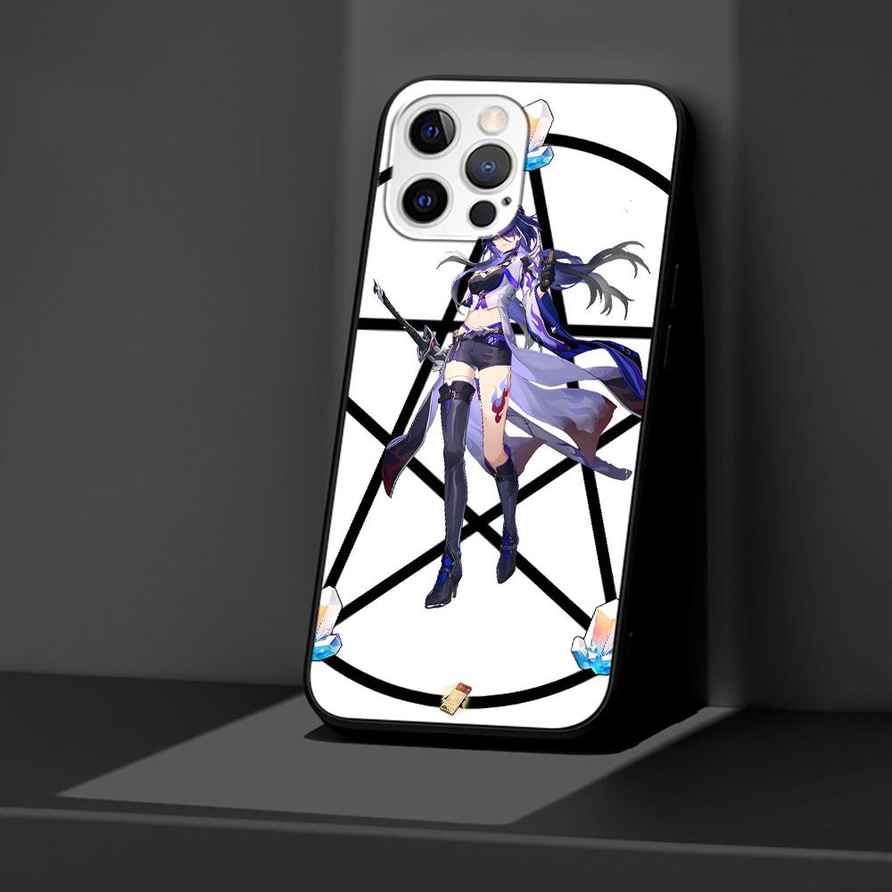 Acheron Honkai Star Rail Case for Apple iPhone 7 SE 2020 11 12 13 14 X XS XR 15 Pro Max Silicone Black Soft Phone Cover