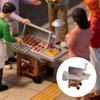 1/64 Scale Miniature Barbecue Grill Model Mini Resin Scene Props Decor for Micro