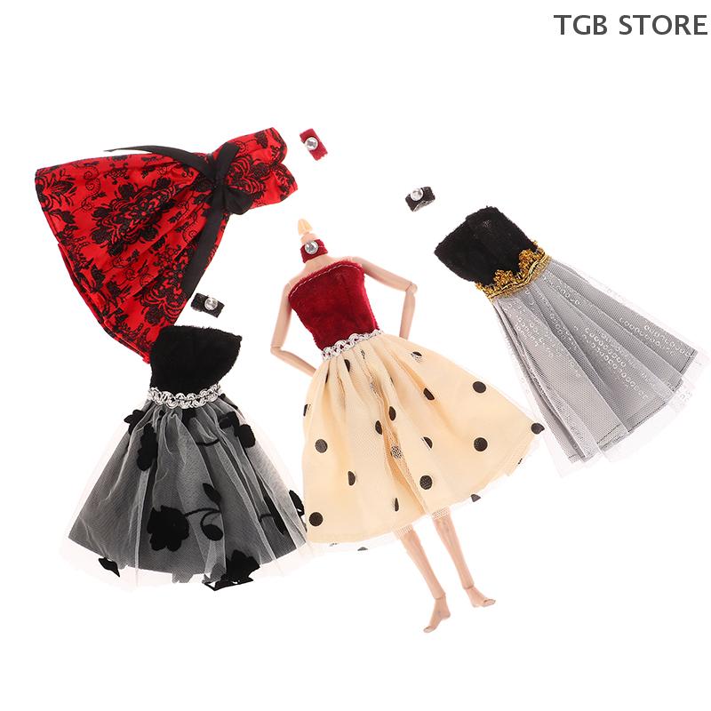 Doll Clothes For 11.5inch Doll Fashion Dress Banquet Party Beautiful Dress Doll Accessories