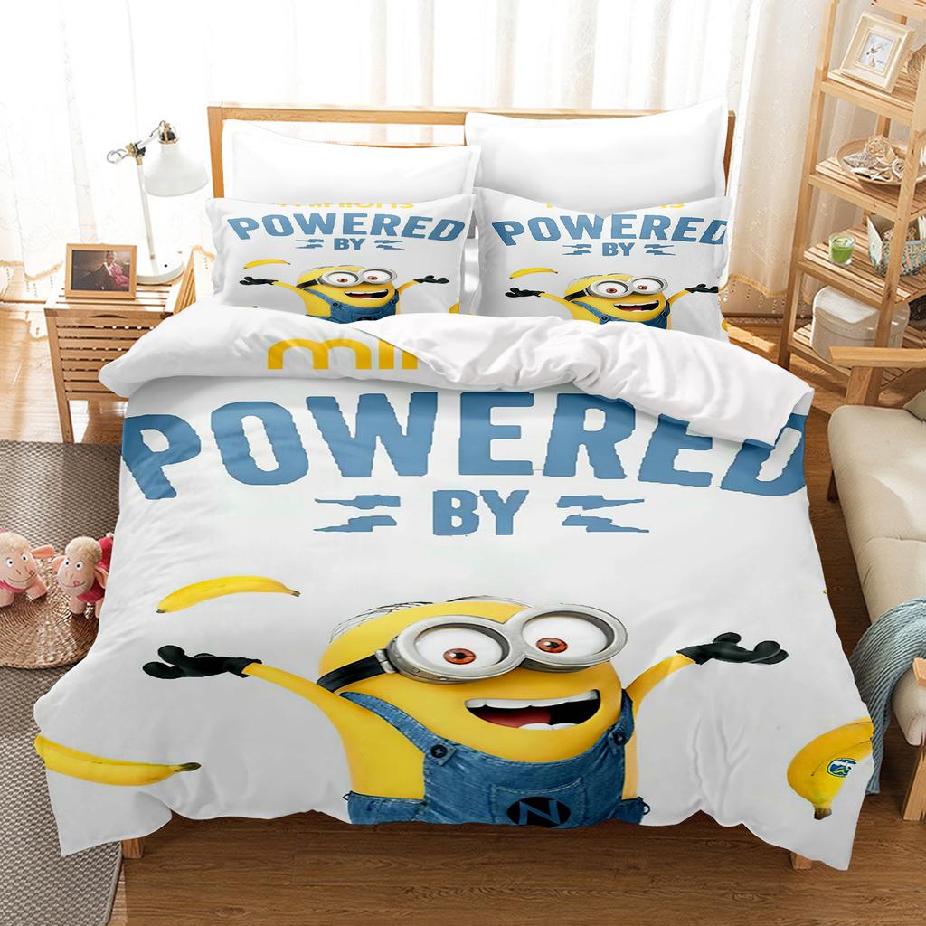 Duvet Cover Peanuts Series Set Comforter Bedding 3d Children'S Bedding Set 3-Piece 1 Quilt Cover King Size
