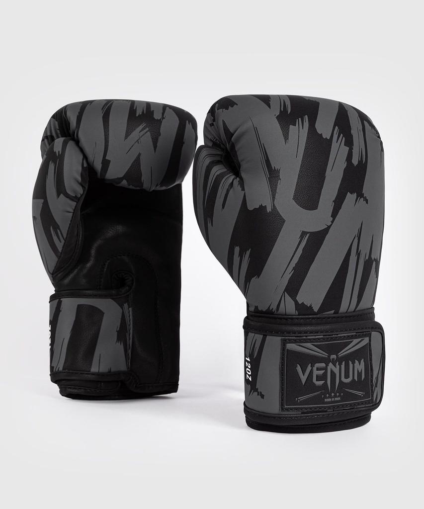 VENUM GRAFFITI BOXING GLOVES Sparring Gloves for and Fitness // Boxing, Kickboxing, (Urban Charcoal, 10oz)