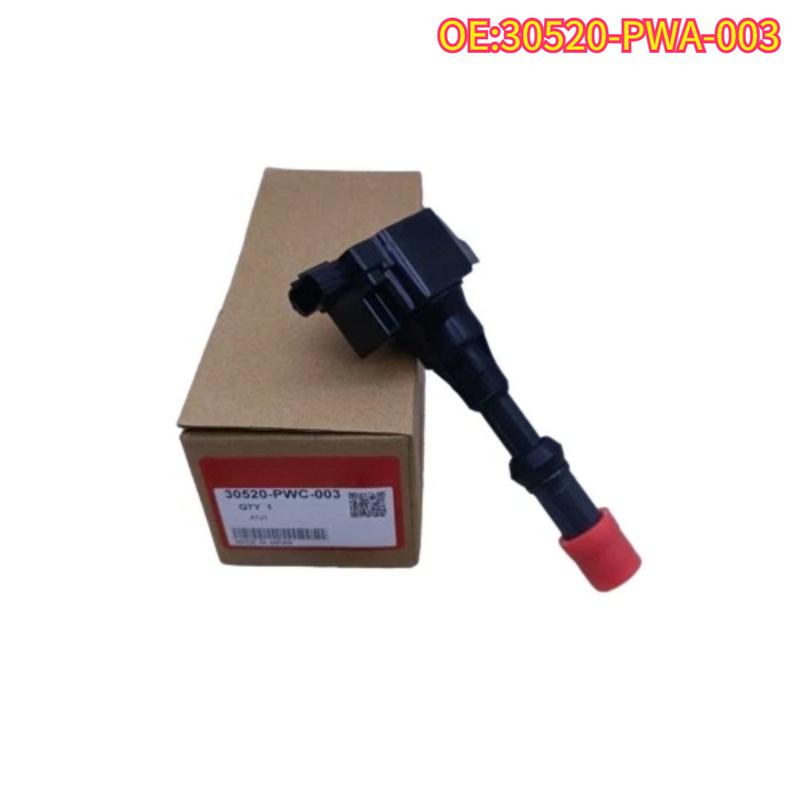 

High quality New For 30520-PWA-003 Ignition Coil For Honda Civic 7 8 VII VIII JAZZ FIT 2 3 II III 1.2 1.3 1.4L 30520 PWA 003