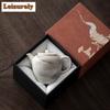 111ml Ink Painting Zhiye Roasting Teapot Zen Tea Infuser Pot Tea Brewing Kettle With Filter Flower Tea For Tea Supplies Craft