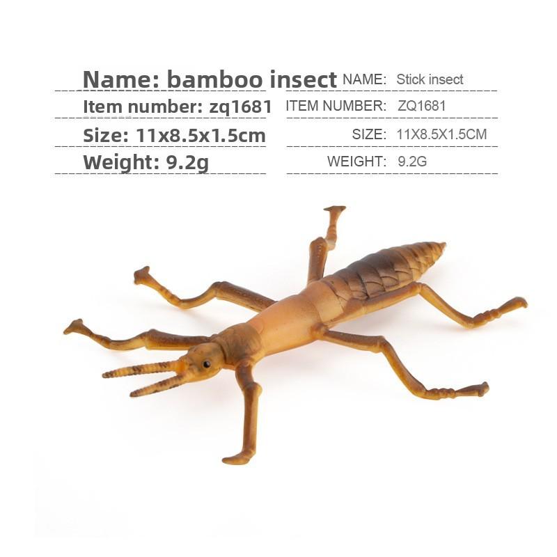 

Scientific Animal Realistic Insect Bees Spiders Pvc Model For Learning Classroom Bamboo Knot Bug