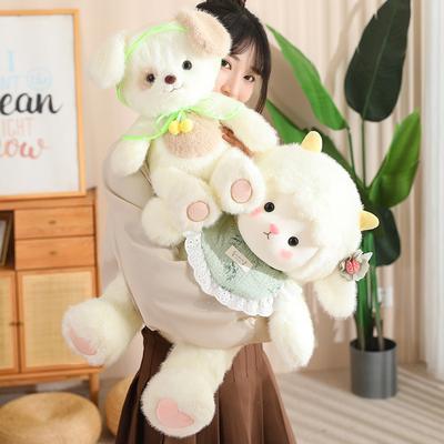 Søt Baby Serie Dukke Magebelte Panda Plysjleketøy Jente Sovende Komfortdukke Bursdagsgave