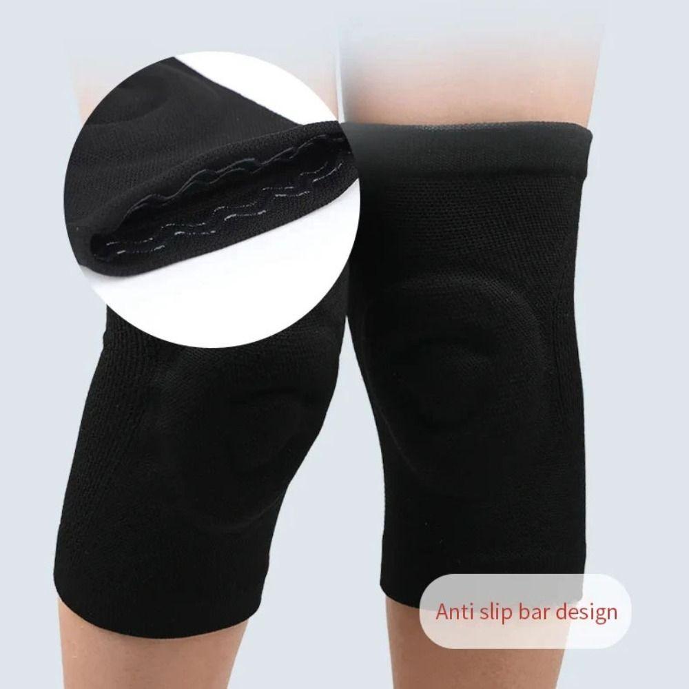 1 Pair Thin Knee Protector Pressure Reducing Wrap Pads Fitness Dance Skating Sports