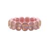 Elegant Geometric Enamel Bracelet With Crystal Accents Women Alloy Fashion Jewelry
