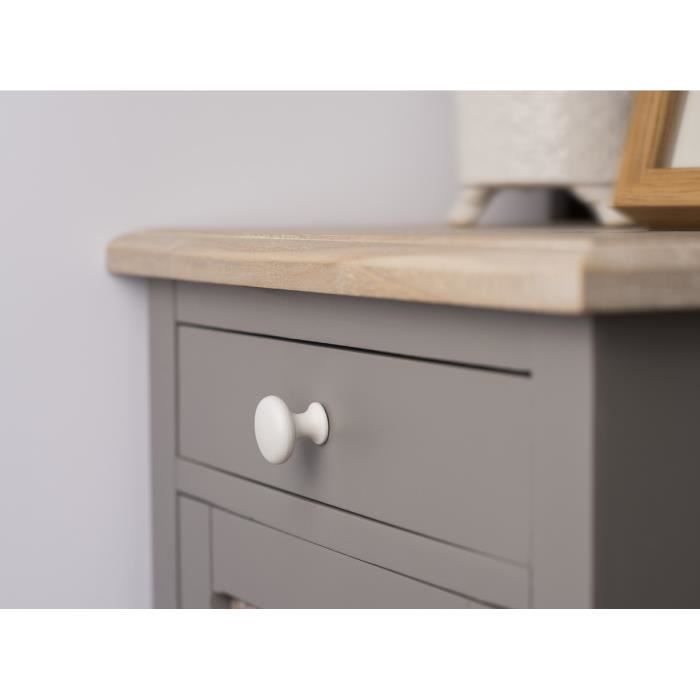 Furniture Knobs - Antique - Zamak - White - H.24mm