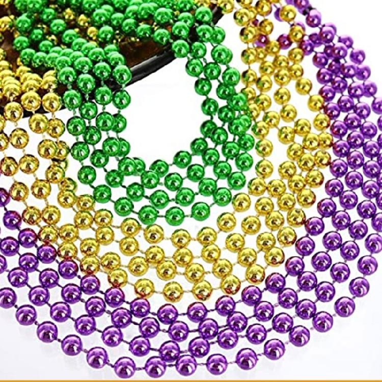 Mardi Gras Party Dress Up Set Sequins Fedora Cap Neckwear Braces Festival Supply