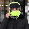 Visibility Reflective Safety Hat for Outdoor Activity Cold Weather Windproof Warm Winter Hat for Construction Workers