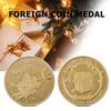 Non-currency Coin Tooth Fairy Gold Plated Elf Pattern Physical Commemorative Coin Creative Gifts Decoration Crafts for Kids