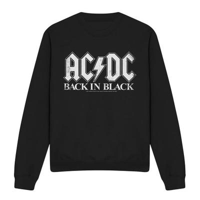 AC/DC Moletom unissex adulto com costas pretas