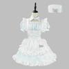 Cross Angel Sky Blue Medical Maid Cosplay Women's Costume