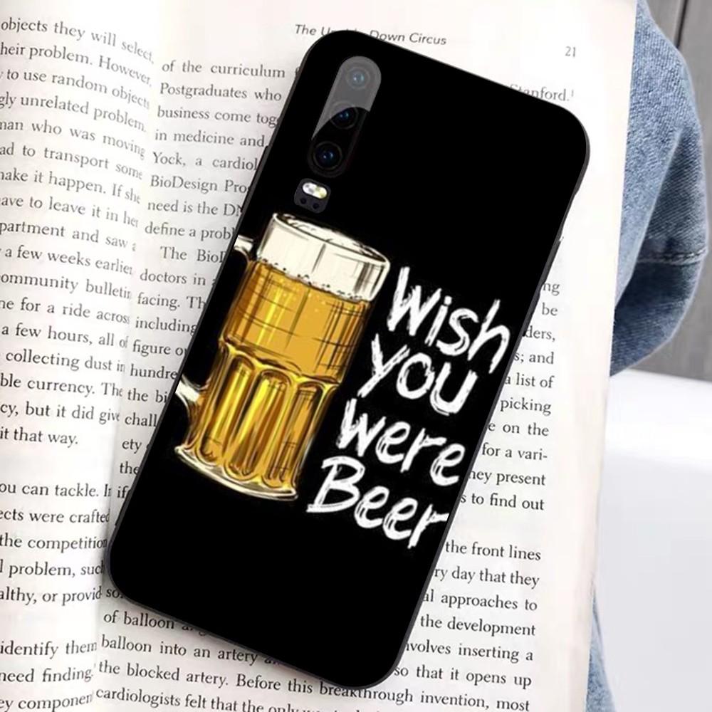 Beer Alcohol Phone Case For Huawei Honor 10 Lite 9 20 7A 9X 30 50 60 70 Pro Plus Soft Silicone Cover