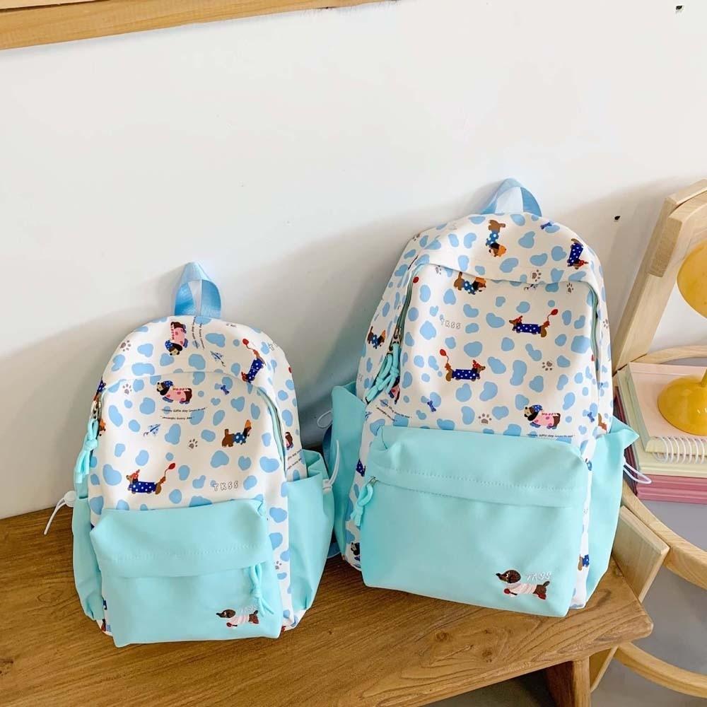 Daypack Students School Bag Casual Large Capacity Backpack Nylon Dachshund Backpack  Sport