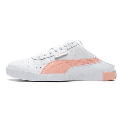 Cali Series Lo Slip On Mule Retro Low Top Skate Shoes Women Sneaker Pink Peach White 370484-06