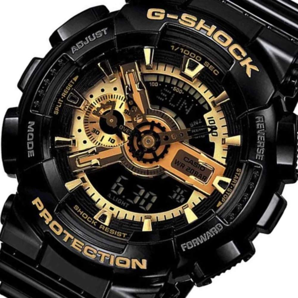 Número do modelo CASIO Série Black Gold Gold Modelo estrangeiro Produto reimportado G-SHOCK GA-110GB-1ADR (GA-110GB-1AJF japonês) × (Preto × Série)