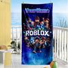 Roblox Personalized Text Beach Towel Quick-Dry Soft Microfiber For Beach Bathroom Outdoor Swimming Pool Camping Picnic Yoga Diving Vacation Accessorie