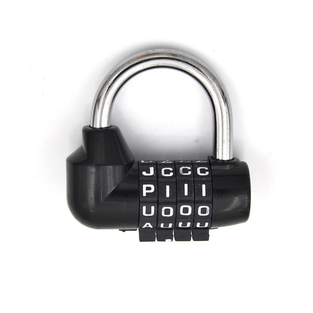 1pc High grade Security Padlock 4 Dial Digit Letter Combination Travel Security Code Lock Diary Password Padlock
