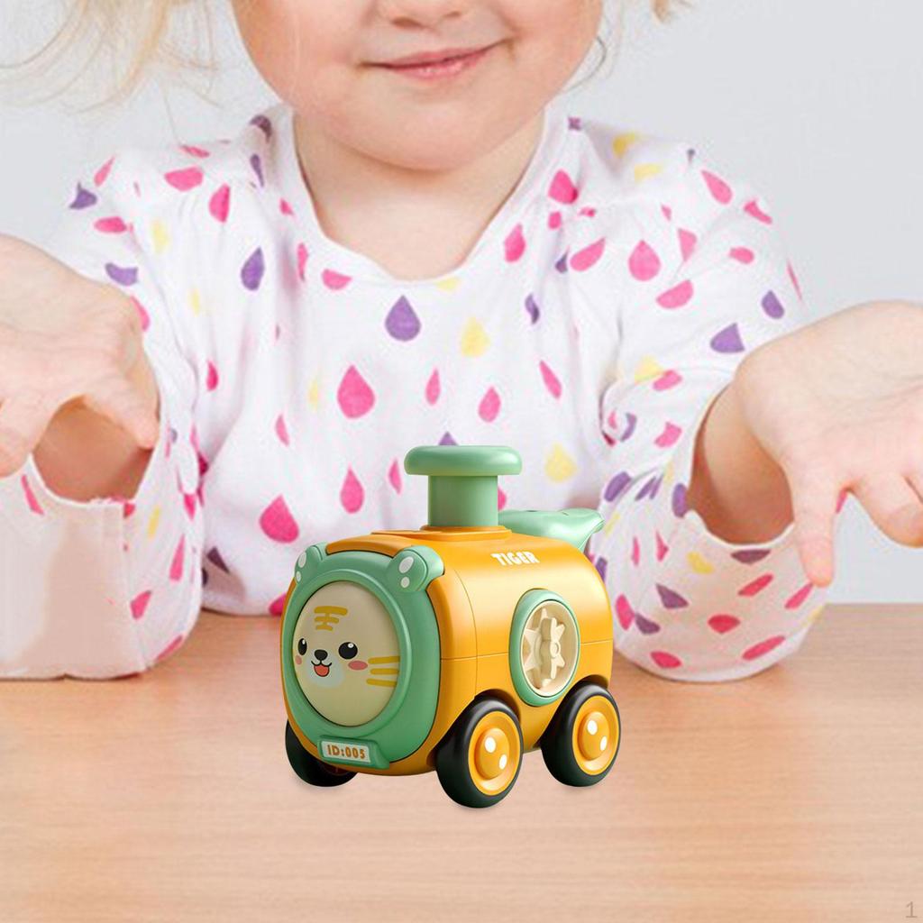 Zwierzęce Samochodziki Zabawka Wyrzutowa Samochodzik Inercyjny Zręczność Ręczna Napędzany Tarciem Obraca się i Jedzie dla