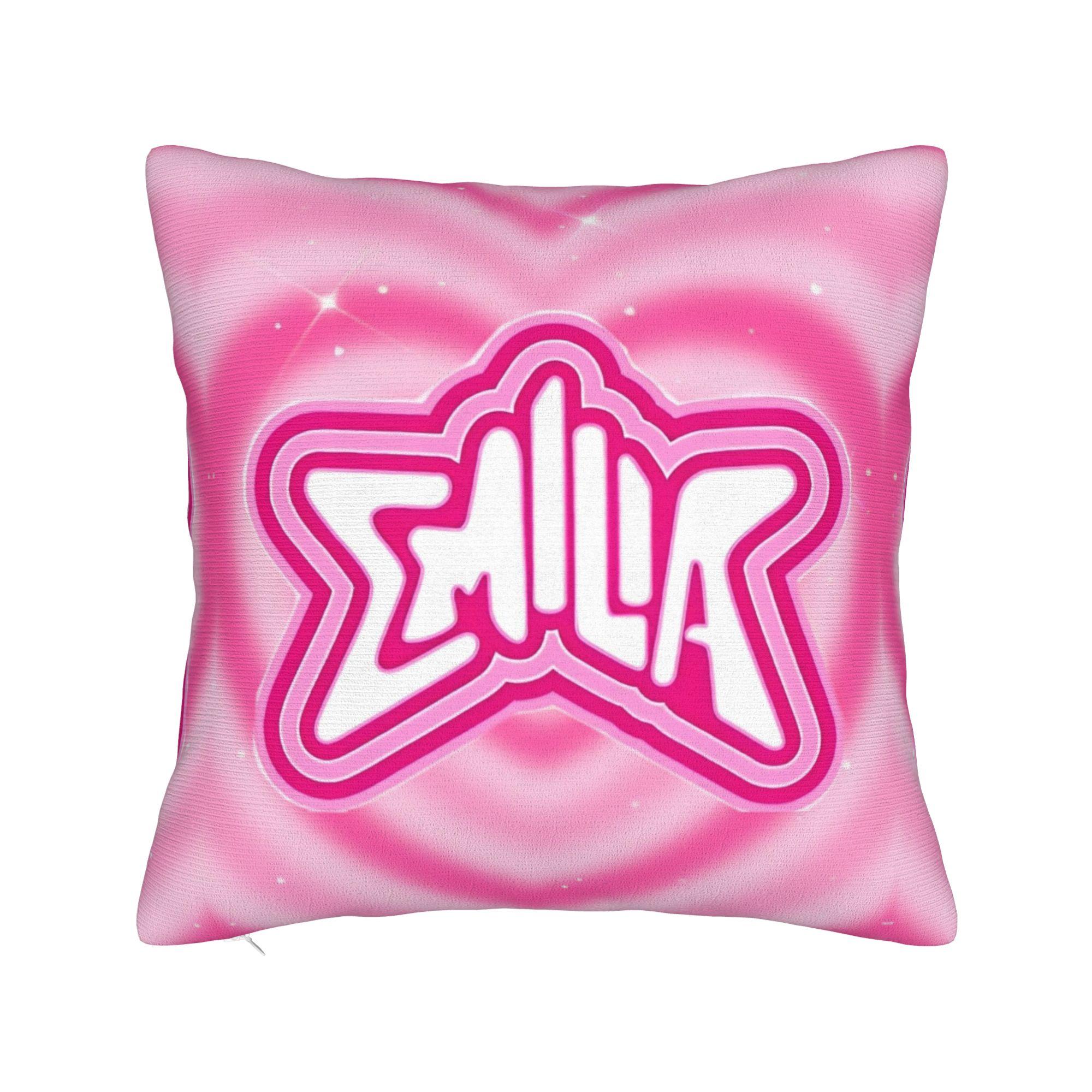 

Singer Emilia Square Pillow Cases Y2K Cushion Cover Fashion Zippered Decorative Pillowcover for Home 18x18 30x30cm 12x12in
