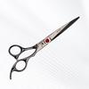 Professional Pet Grooming Scissors Set Dogs Cats Stainless Steel 7 Inch Flat Tooth Curved Tip With Comb Cloth Case