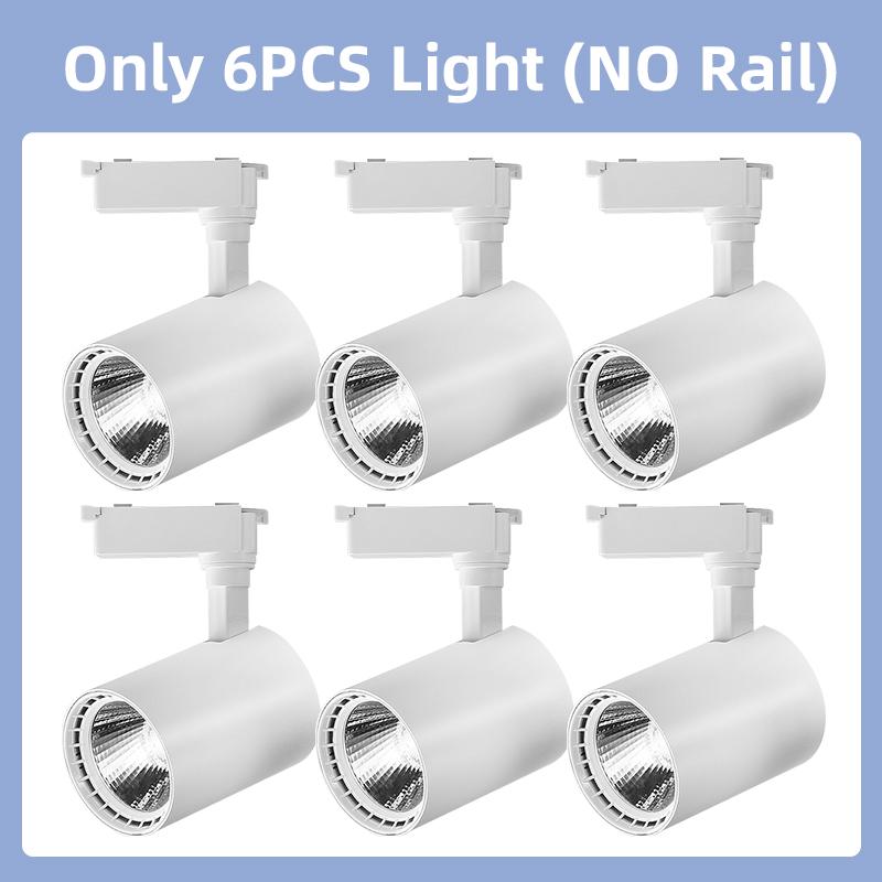 LED Track Light Set COB Track Lamp Rail Lighting for 20/30/40W Home Spotlight Indoor Clothing Shop Store Bedroom Lamp Fixture