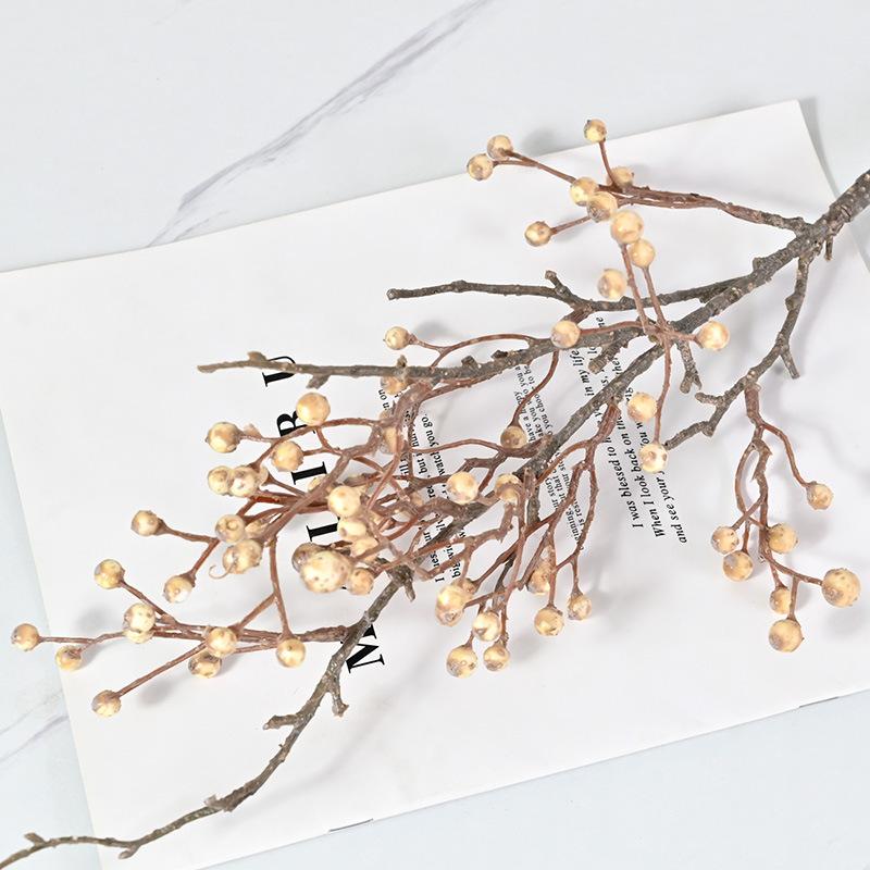 

Имитация сухоцветов, ветки ягод, красные фрукты, рождественские искусственные цветы, свадебные украшения из сухоцветов, североамериканский падуб