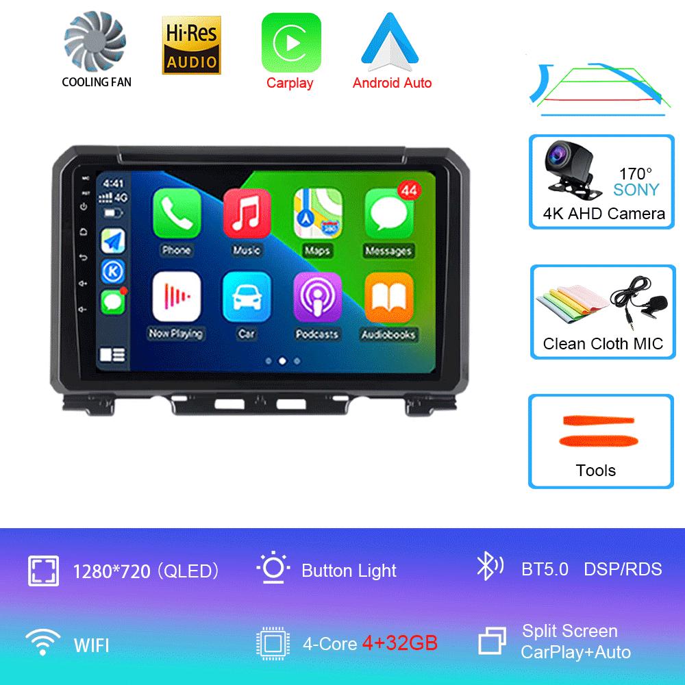 Android 14 For Suzuki Jimny 2018 2019 2020 Car Radio Multimedia Video Player Navigation GPS 5G WIFI DSP Carplay Auto 360 Camera