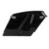Sacoches rigides compatible avec Harley Davidson Touring 94-13 Prolongés 35Ltr en noir + Couvercle avec haut-parleur