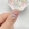 100Pcs Cute Mini Cartoon Brilliant Seashells Nail Art Resin Designer Charms DIY Craft For Nail 3D Decorations Jewelry