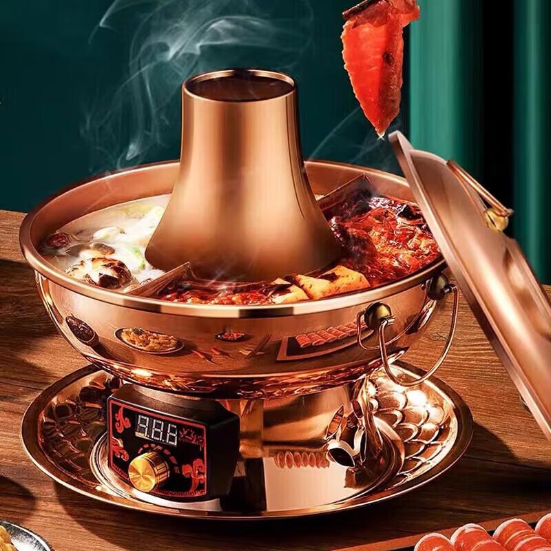 ZHOUYUEHENGSHENG Old Beijing Copper Hot Pot