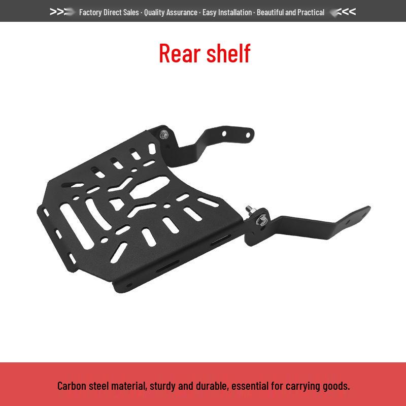 Zongshen Lemi LEMI125 Quick Release Folding Backrest & Rear Luggage Rack Parts Set