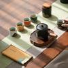 Su Shi Hand-painted 'Thousands of Miles of Rivers' Ceramic Tea Set