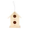Innovative Wooden Birdhouse Natural and Safe DIY Wooden Small Birdhouse DecorationDouble Layer Two