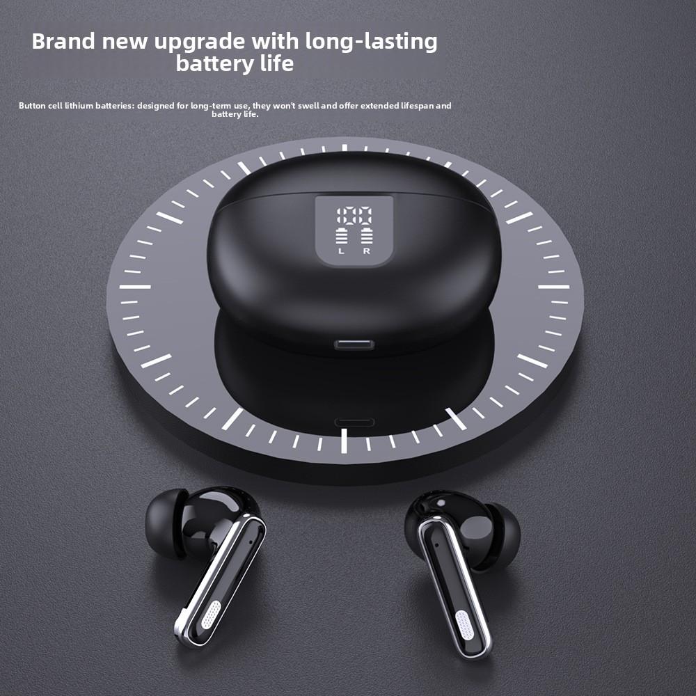 Dual Noise-cancelling Bluetooth Headphones, ANC Wireless in-ear, Ultra-long Battery Life, Stereo
