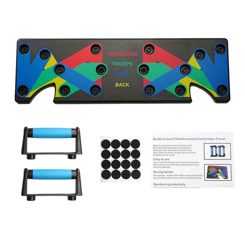 Faltbares Tragbares Liegestütz- und Dip-Brett für Brust und Indoor-Fitness