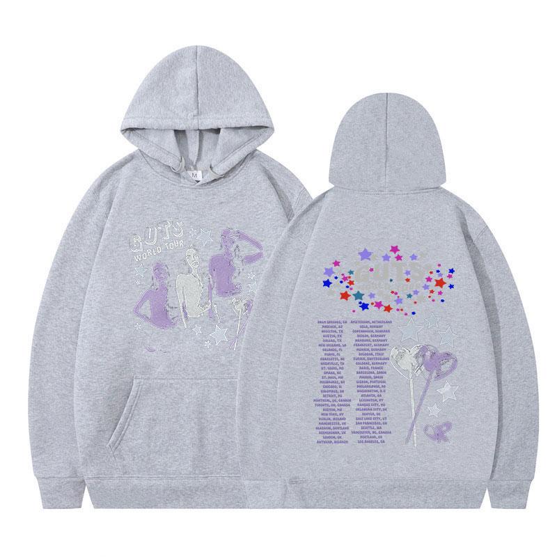Sour Guts Vampire Hoodies Men Women Clothing Fashion Vintage Hooded Sweatshirts Harajuku Hip Hop Oversized Hoodie Streetwear